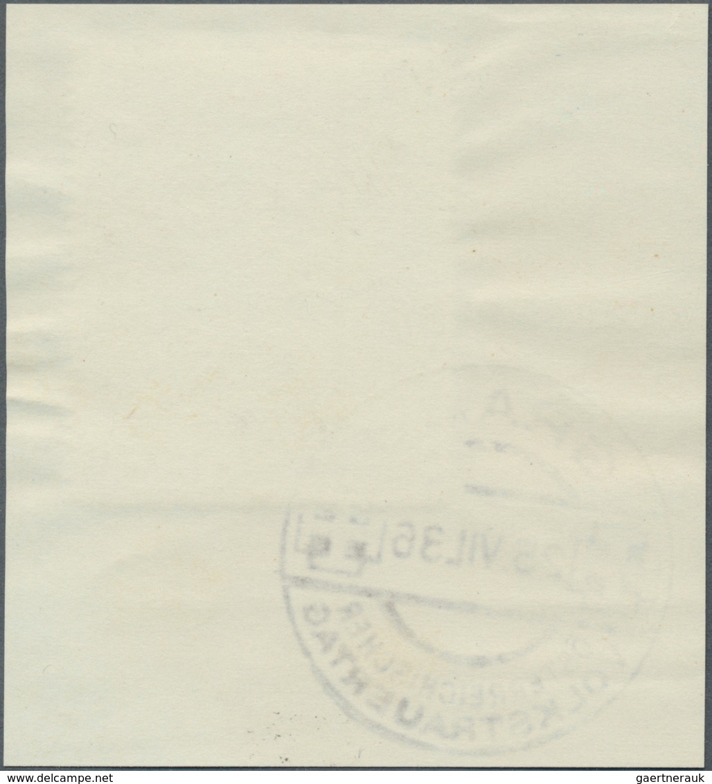 15413A Österreich: 1934, 10 S. "Bundeskanzler Dr. E. Dollfuss", Perfektes Luxus-Briefstück, Mit Glasklarem - Neufs