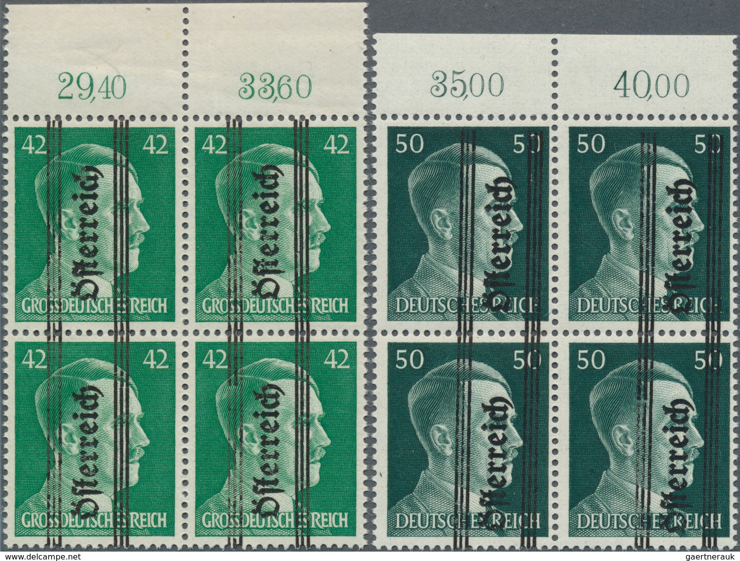 15419A Österreich: 1^945, Marken Des Deutschen Reiches, Postfrischer Luxus-Oberrand (sowie 683-684 Mit Unte - Ungebraucht