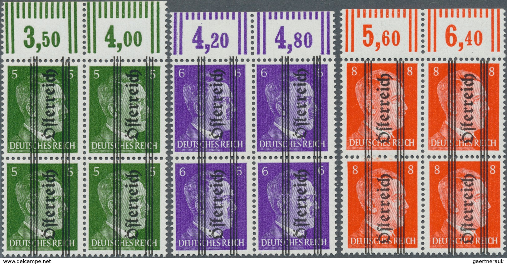 15419A Österreich: 1^945, Marken des Deutschen Reiches, postfrischer Luxus-Oberrand (sowie 683-684 mit Unte