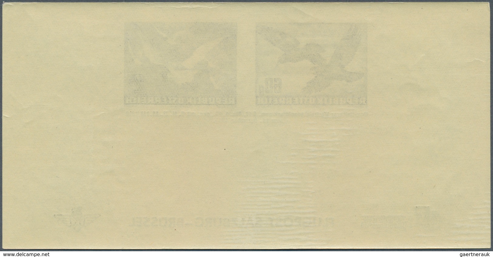 15434 Österreich: 1949, 40 g. bis 1 S. UPU als Adresszettel, je einmal auf x- und y-Papier postfrisch, ein