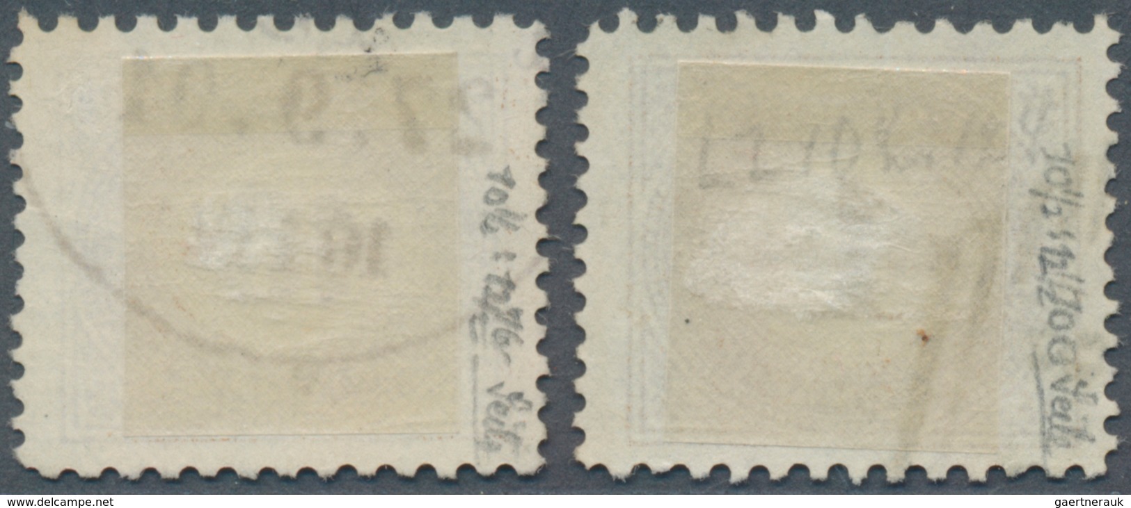 15551 Österreich - Portomarken: 1900, 1 Heller Und 10 Heller Gestempelte Einzelwerte, Nr. 28 In Der Type E - Portomarken