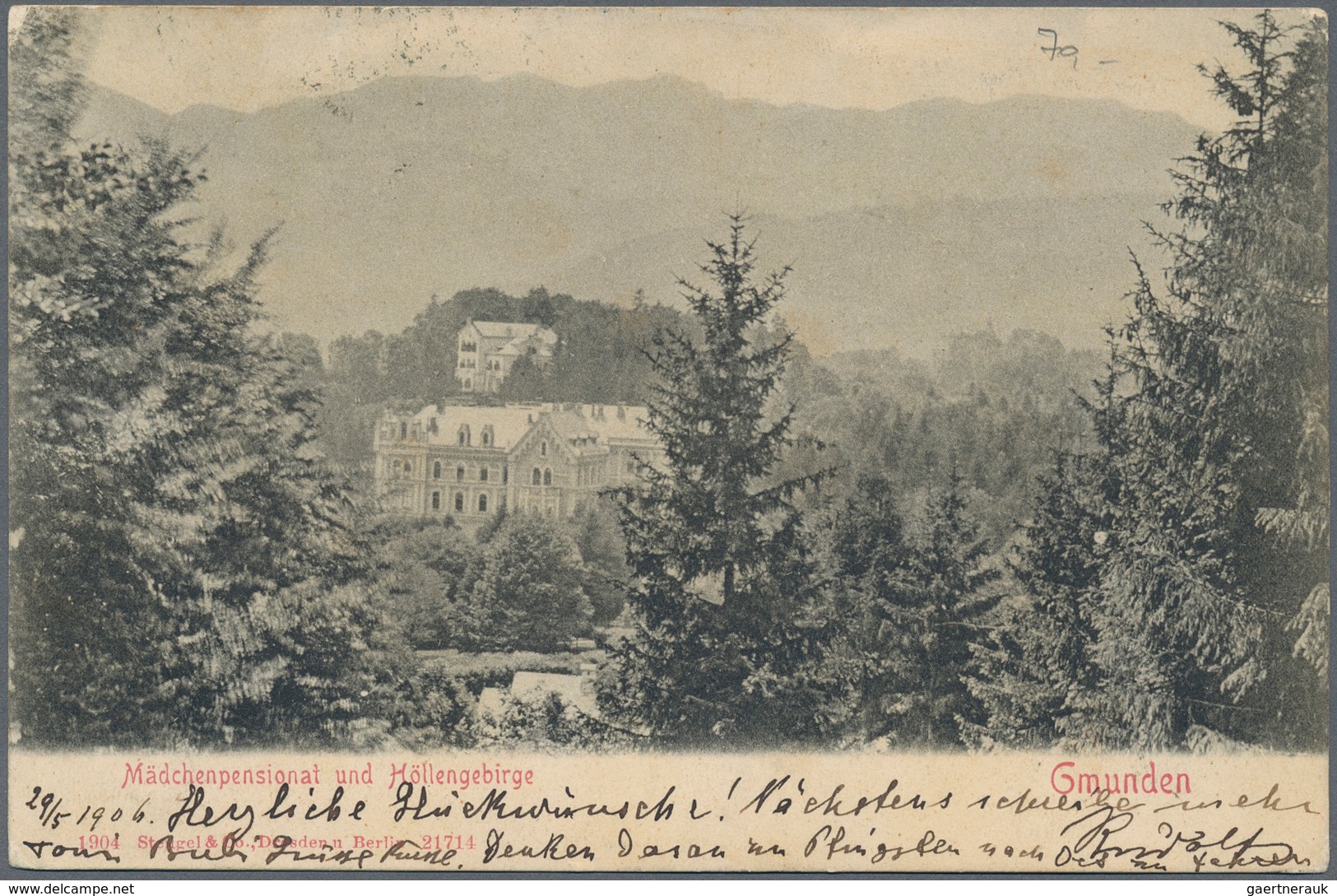 15559 Österreich - Portomarken: 1902/1906, Unfreie Ansichtskarte Von Bisenz Nach Angern Mit 10 H Nachtaxie - Portomarken