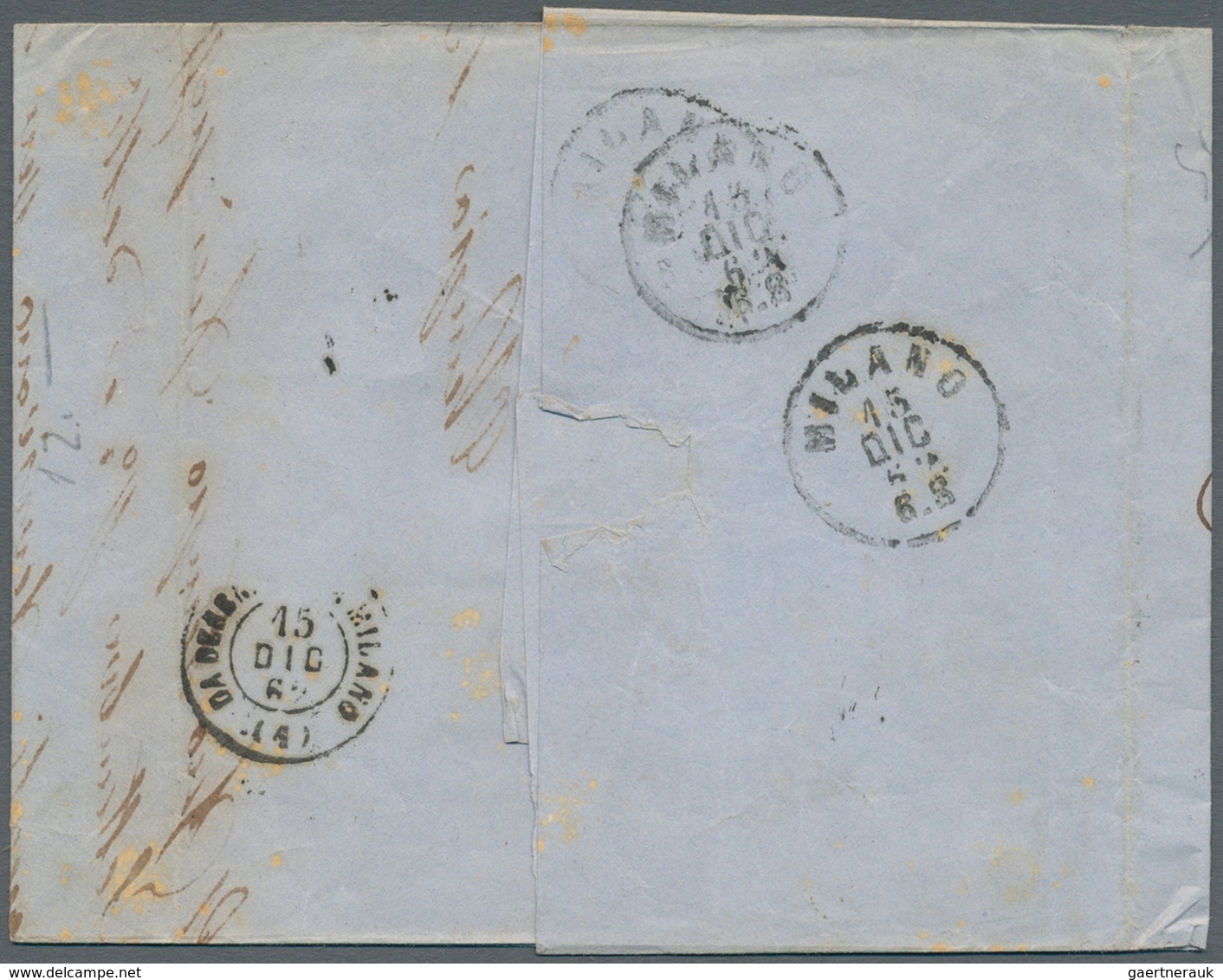 15610 Österreich - Lombardei Und Venetien: 1859/1861: Waagerechtes Paar 3 So. Grün (1859) In Ausgabenmisch - Lombardo-Venetien