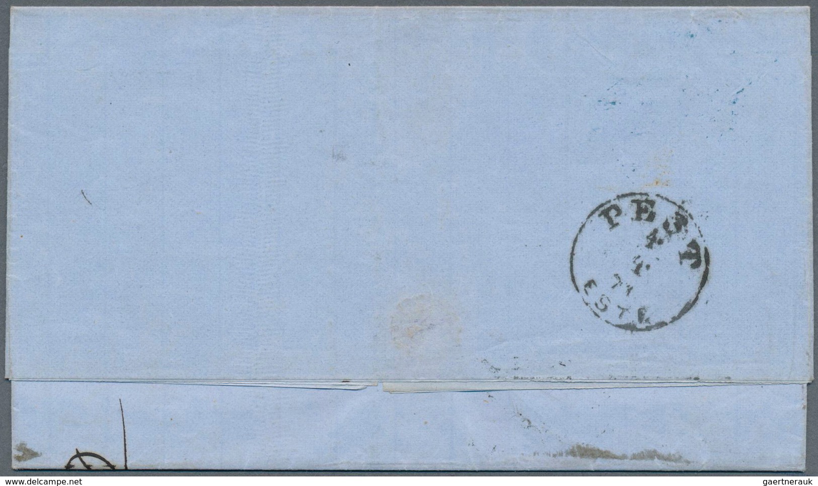 15659 Österreich - Donau-Dampfschifffahrtsgesellschaft: 1870, 10 Kr. Rot Mit Blauem EKr. "SISTOV 31.III.(7 - Sonstige & Ohne Zuordnung