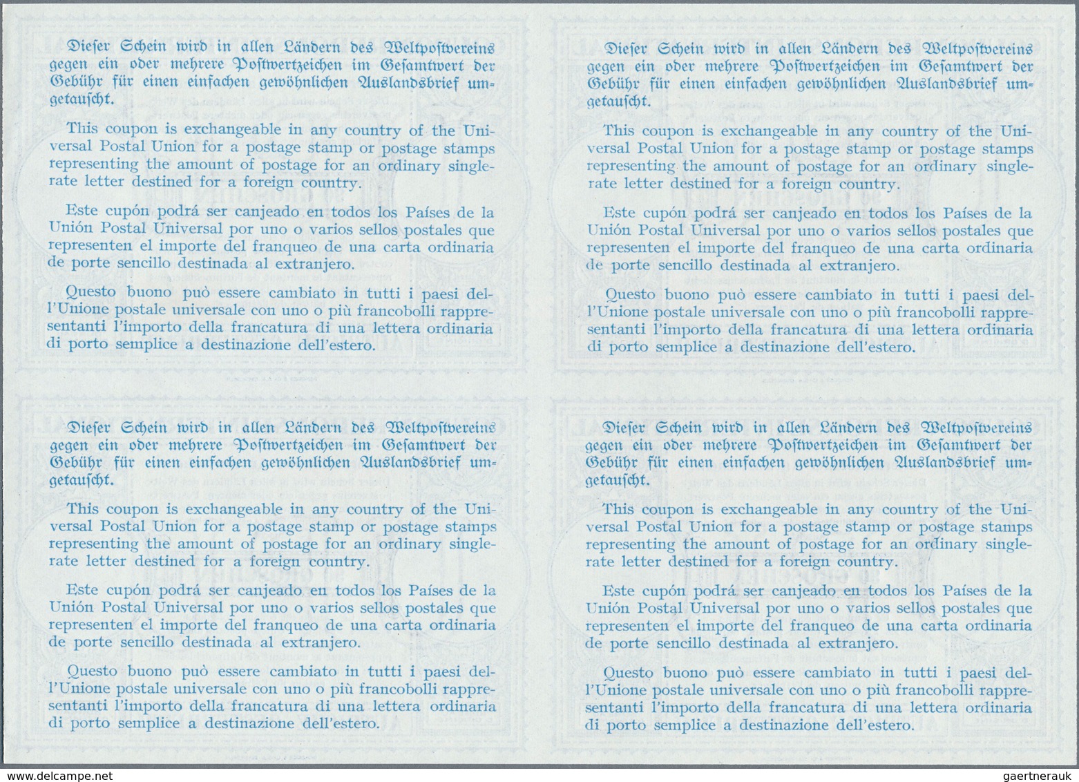 15694 Österreich - Ganzsachen: 1946, November. Internationaler Antwortschein "90 Groschen" (London-Muster) - Autres & Non Classés