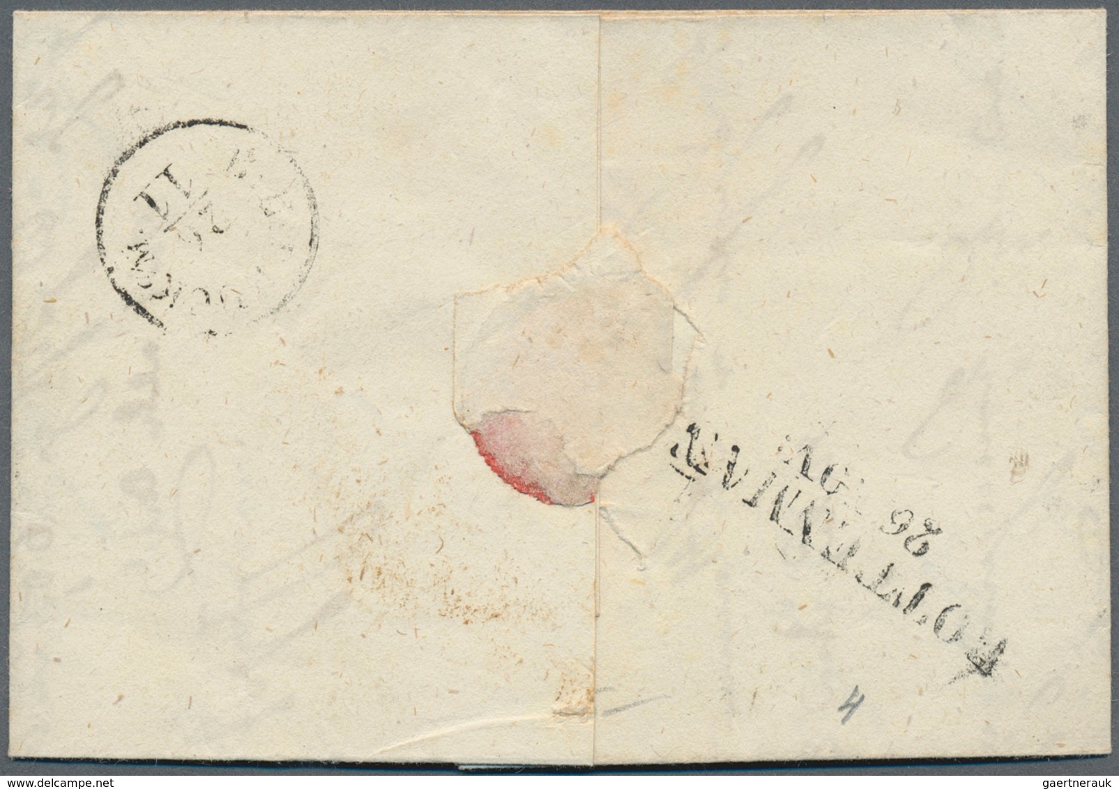 15727 Österreich - Stempel: MARBURG (Steiermark): 1850, 3 Kr. Rot HP Type I Im Waagr. Paar Allseits Voll- - Machines à Affranchir (EMA)