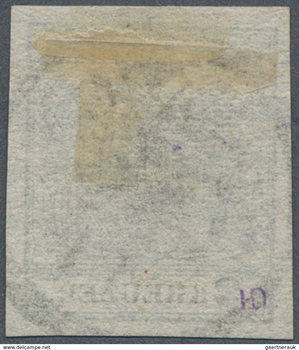 15735 Österreich - Stempel: PIRANO (Küstenland): 1850, 2 Kr. Schwarz HP Type Ia Blau Allseits Vollrandig M - Maschinenstempel (EMA)