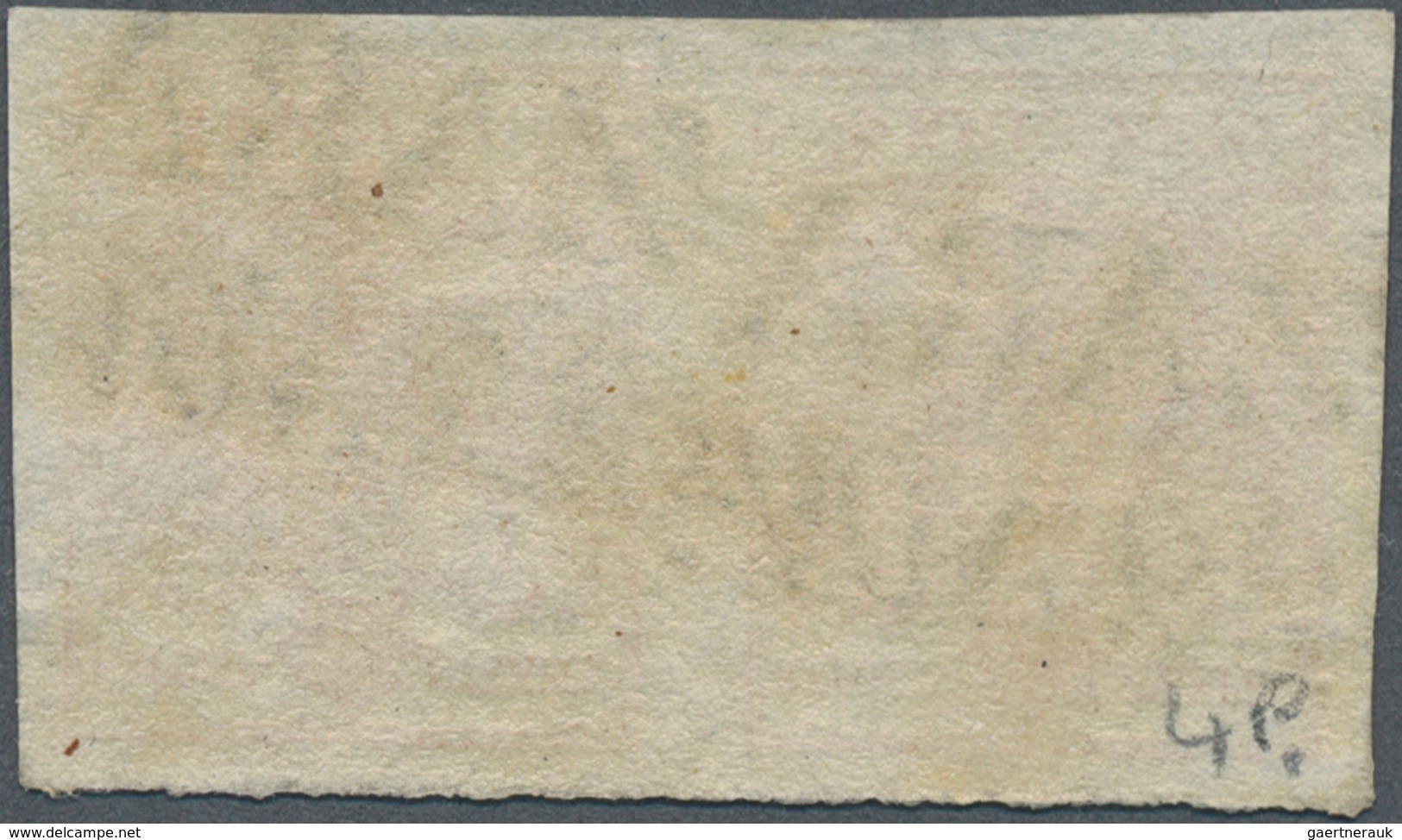 15766 Österreich - Stempel: ZARA (Dalmatien): 1850, 3 Kr. Rot Auf Dünnem Handpapier Im Waagr. Allseits Bre - Maschinenstempel (EMA)