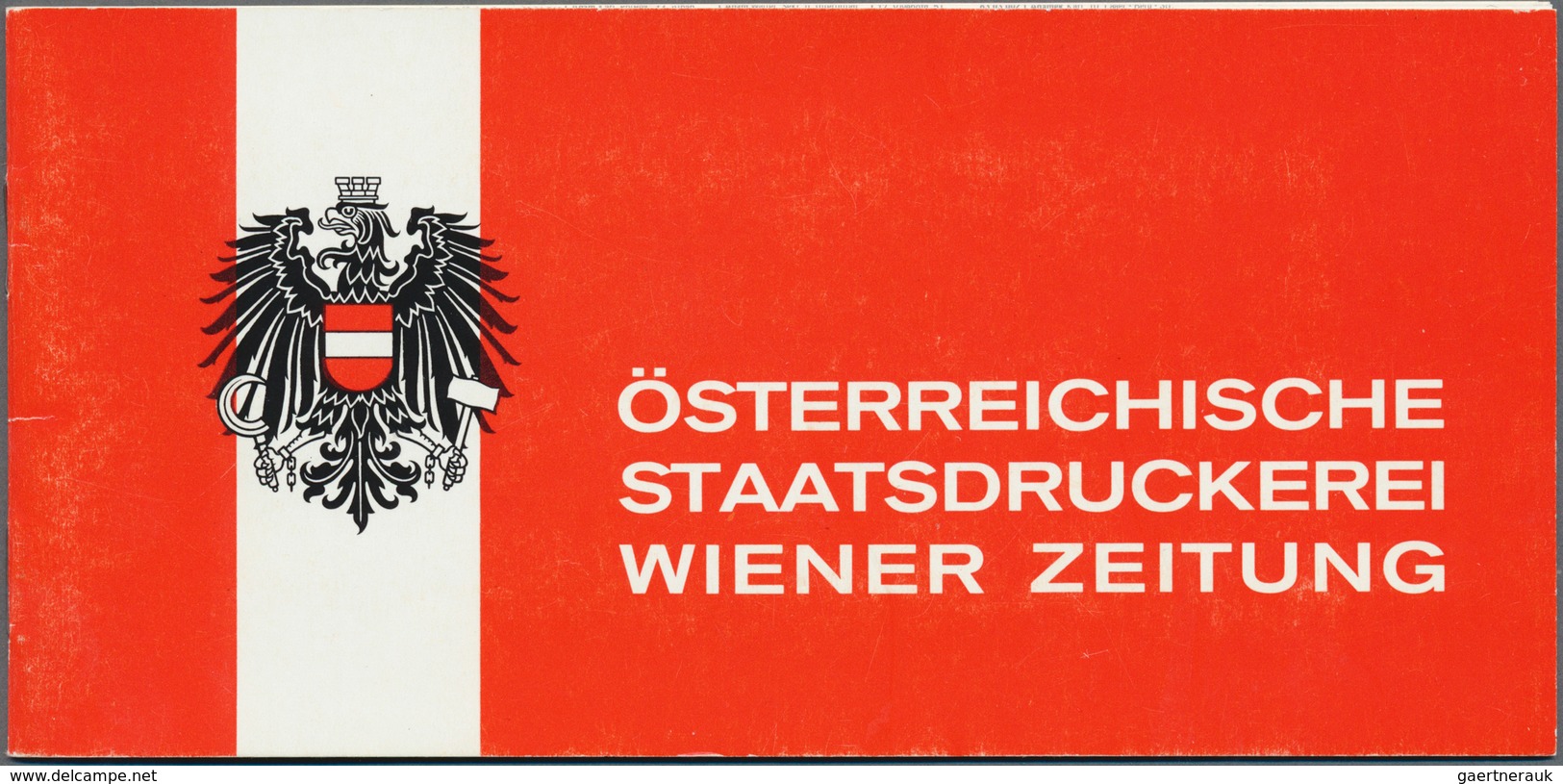 15785 Österreich - Besonderheiten: 1972 (ca). Lot Von 2 Versch. WERBE-MARKENHEFTCHEN Der österreichischen - Sonstige & Ohne Zuordnung