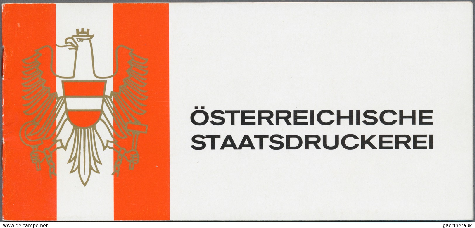 15785 Österreich - Besonderheiten: 1972 (ca). Lot Von 2 Versch. WERBE-MARKENHEFTCHEN Der österreichischen - Sonstige & Ohne Zuordnung