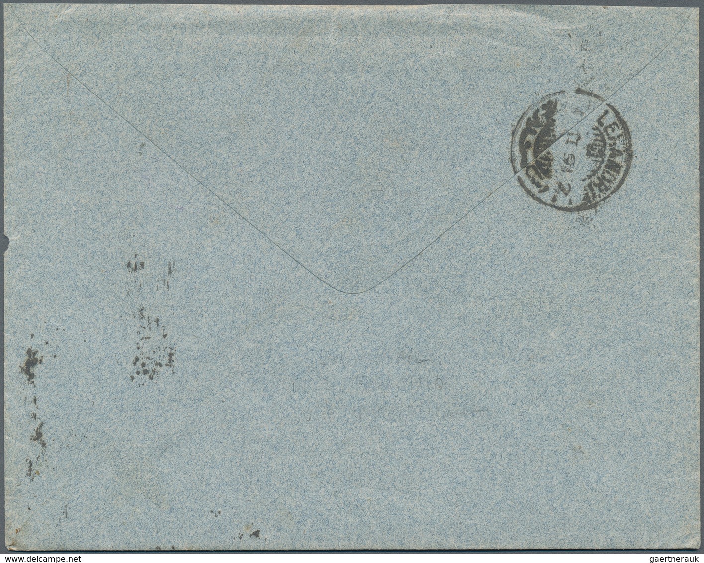15926 Russland: 1891:Commercial Cover (with Enclosed Letter In Greek), Printed "Georges Bougadis, Odessa", - Neufs