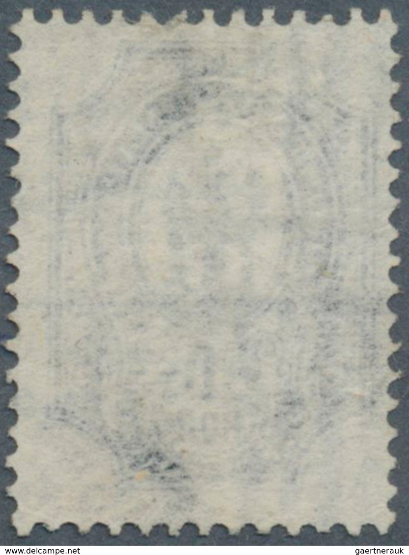 15927 Russland: 1904, 10kop. Blue, Vertically Striated Paper, Showing Variety "inverted Burelage", Fine Us - Neufs