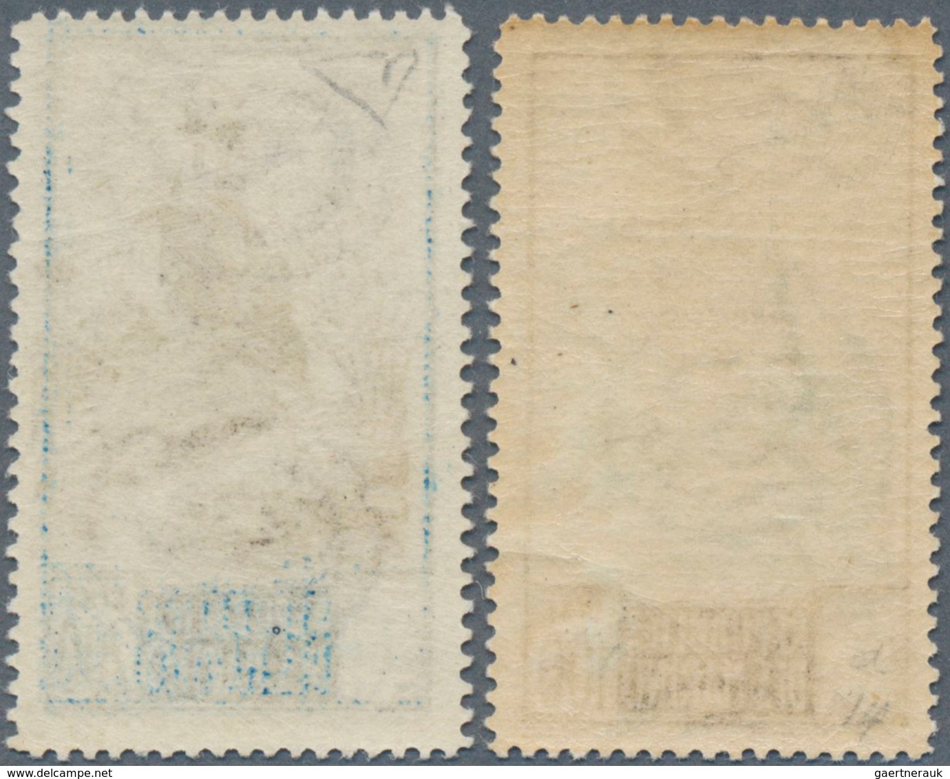 16007 San Marino: 1949, Views 100 L And 200 L With Extreme Register Shift Mnh. - Ungebraucht