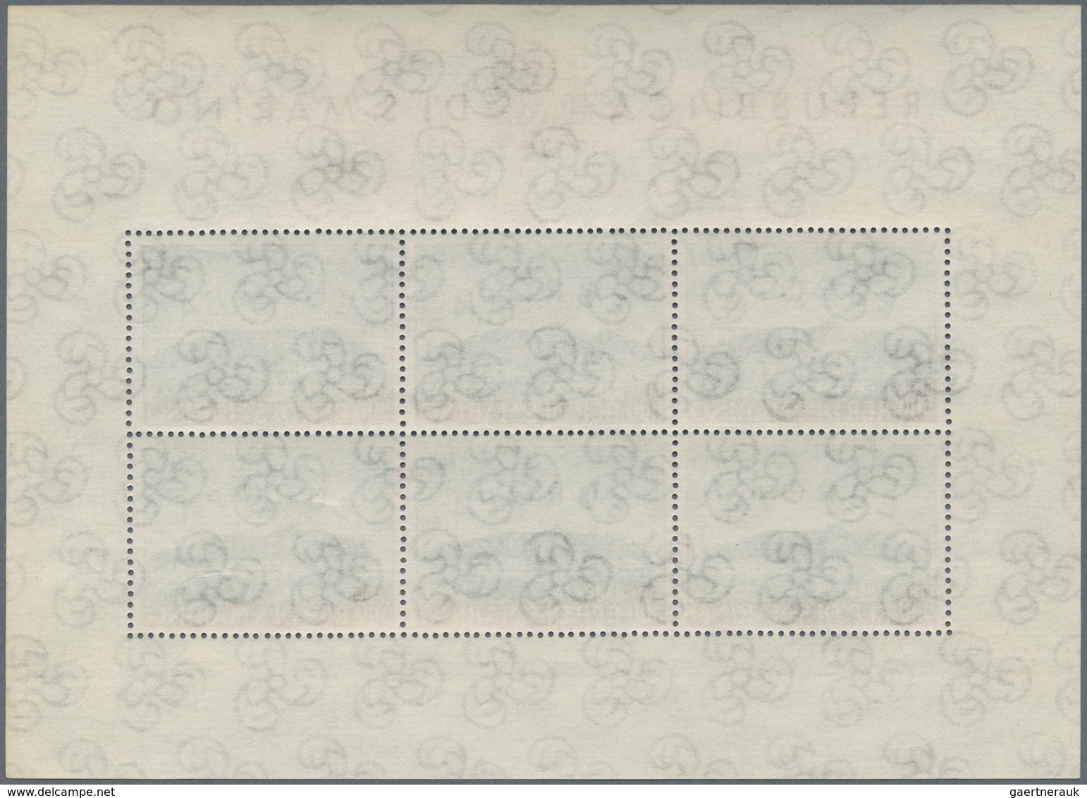 16011 San Marino: 1961, Europa, Five Little Sheets Of Six Stamps Each, All Mint Never Hinged (Mi. 1250,-) - Ungebraucht