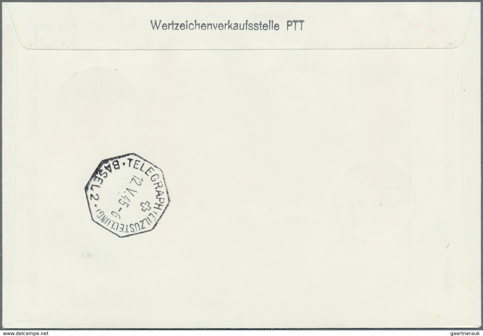 16122C Schweiz: 1945, "Ausgabe Zum Waffenstillstand 1945", 5 C. - 10 Fr. Pax, Traumhaft Schöne FDC-Serie Au - Neufs