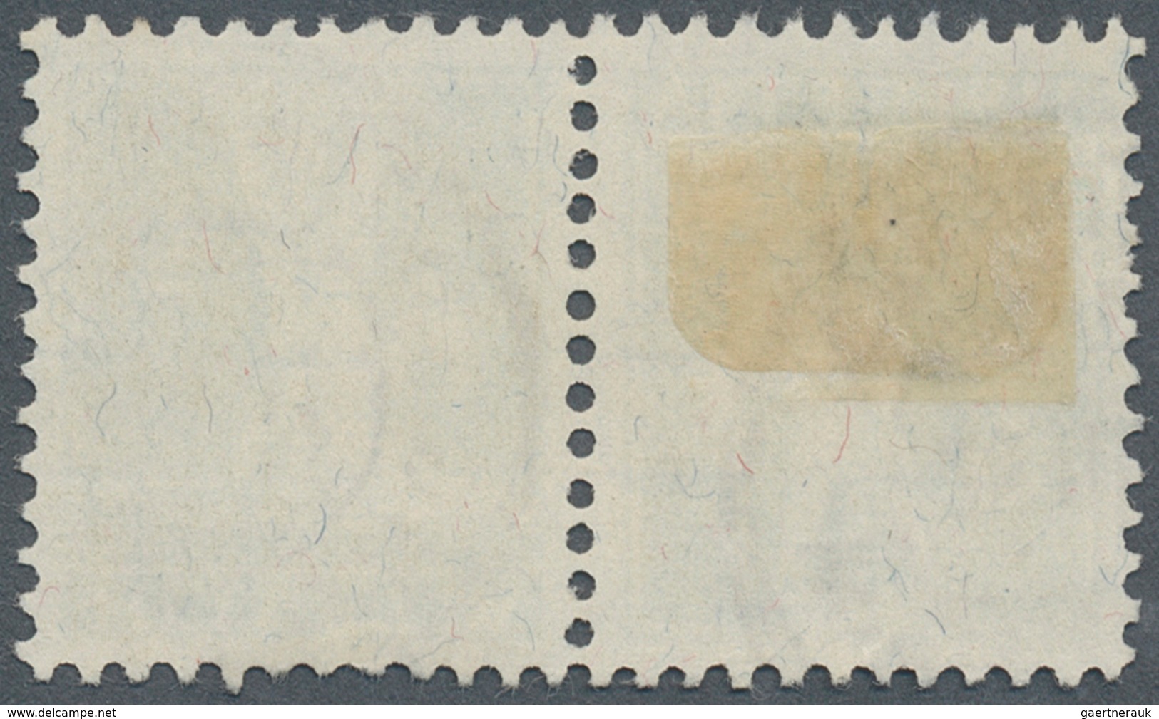 16129 Schweiz - Zusammendrucke: 1910: Tellknabe 5 Rp, Type II, Kehrdruckpaar, Sauber Gestempeltes Qualität - Zusammendrucke