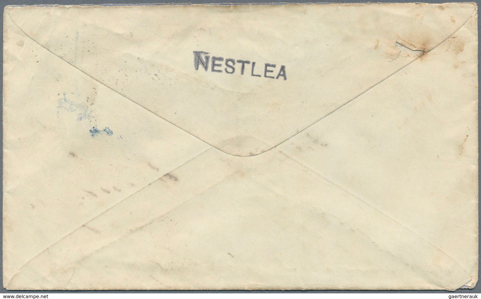 16208 Sowjetunion: 1936, 50 Kop North Pole On Blued Paper On Letter To Great Britain. - Lettres & Documents