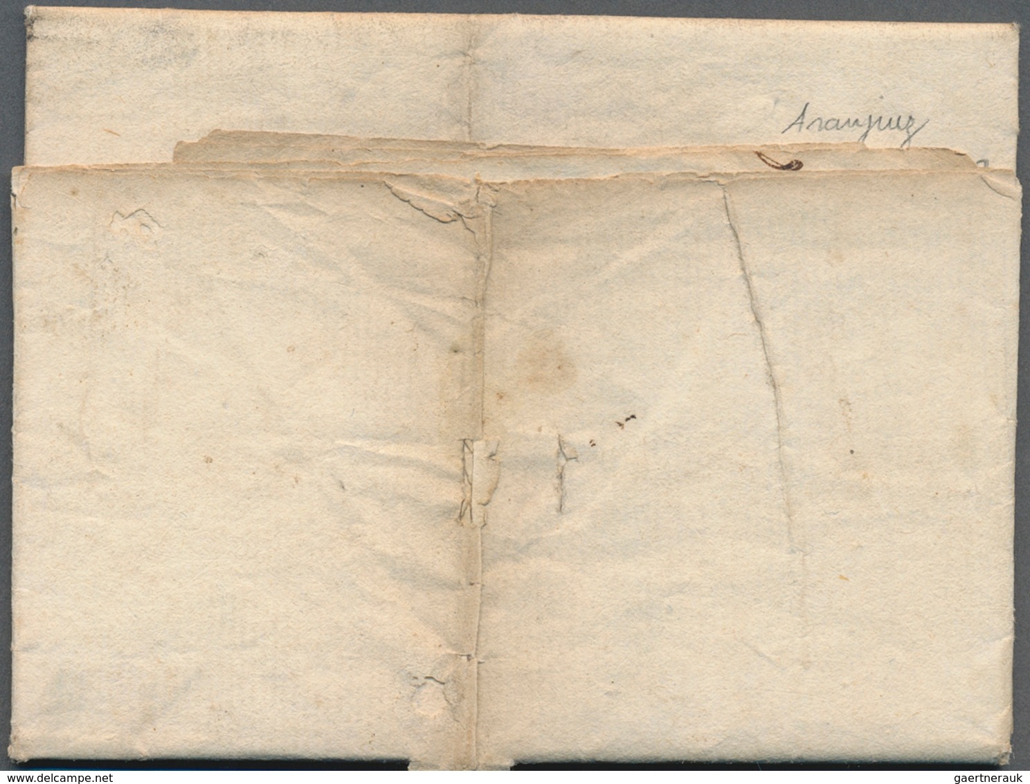 16242B Spanien - Vorphilatelie: 1622 (30 April) Aranjuez To Naples. Royal Letter, Signed "Yo El Rey" (Filip - ...-1850 Vorphilatelie