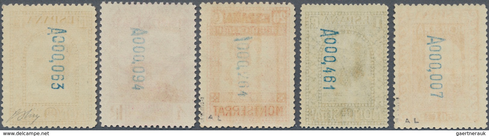 16257 Spanien: 1931, Satz "Zum 900.jährigen Bestehen Des Klosters Montserrat", Postfrische Serie Alle Wert - Oblitérés