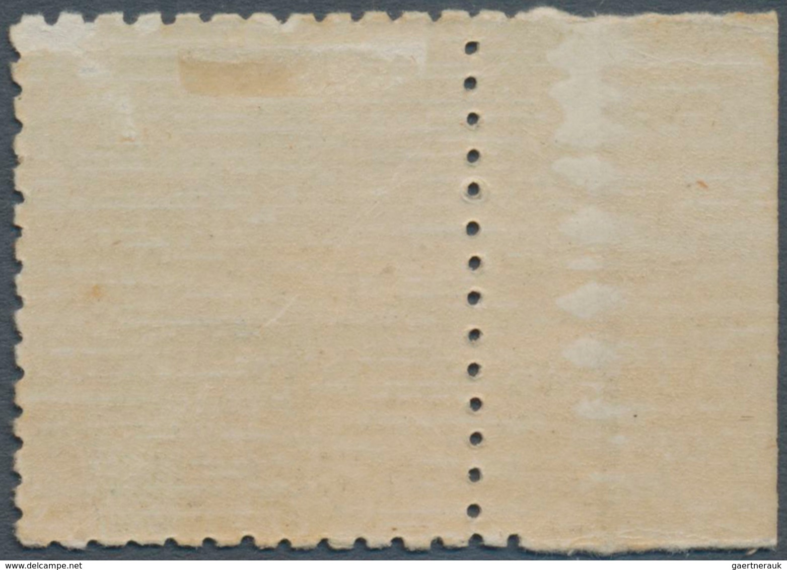 16264 Spanien: 1939, General Franco 40 C. With Sheet Margin At Left And Vertical Glued Paper Web, Unused, - Oblitérés