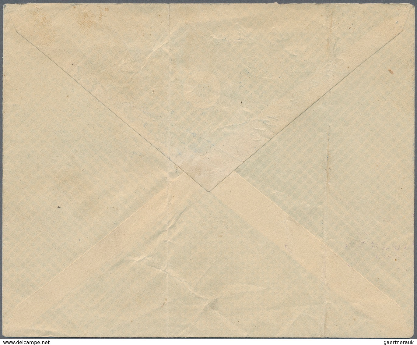 16278 Thrakien - Griechisches Besetzungsgebiet: 1914. Envelope (folds And Tears) Written From The 'Deutsch - Thrace