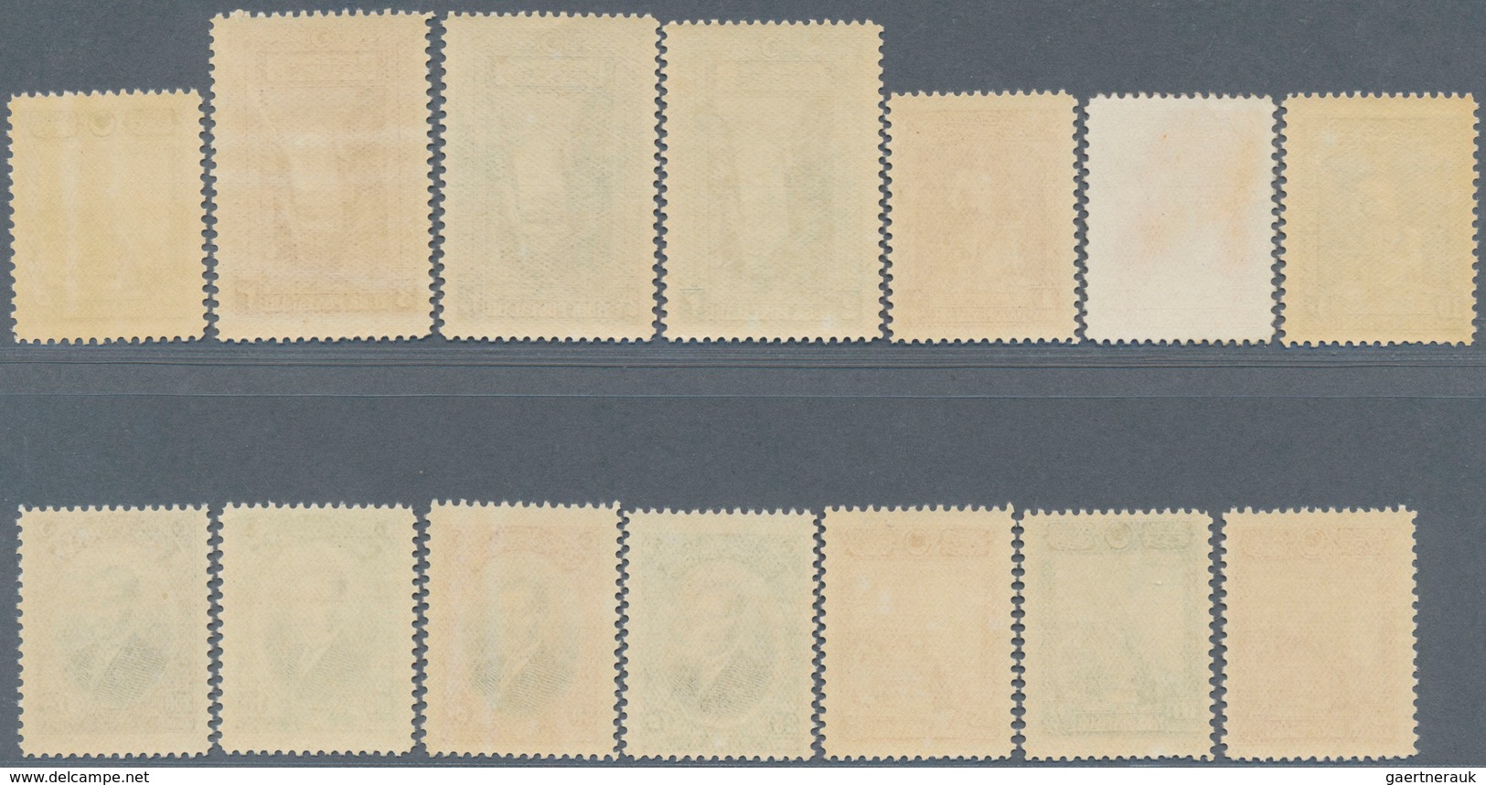 16335 Türkei: 1926, Definitives 10pa. To 200ghr, Complete Set Of 14 Values, Unmounted Mint (cheap 20pa. Or - Briefe U. Dokumente