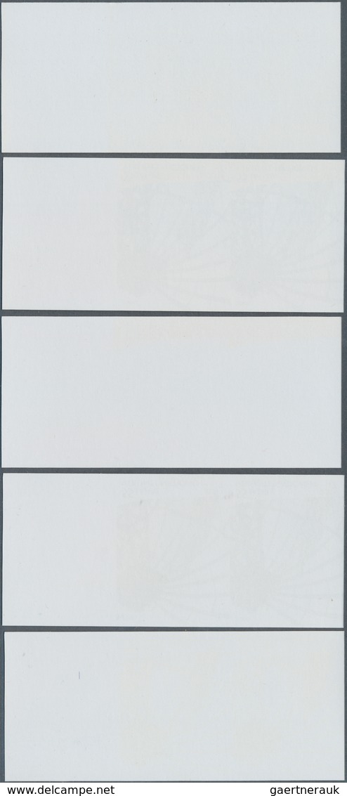 16606 Vereinte Nationen - Wien: 2000. Progressive Proof (10 Phases), Viz Color Separations, In Horizontal - Neufs