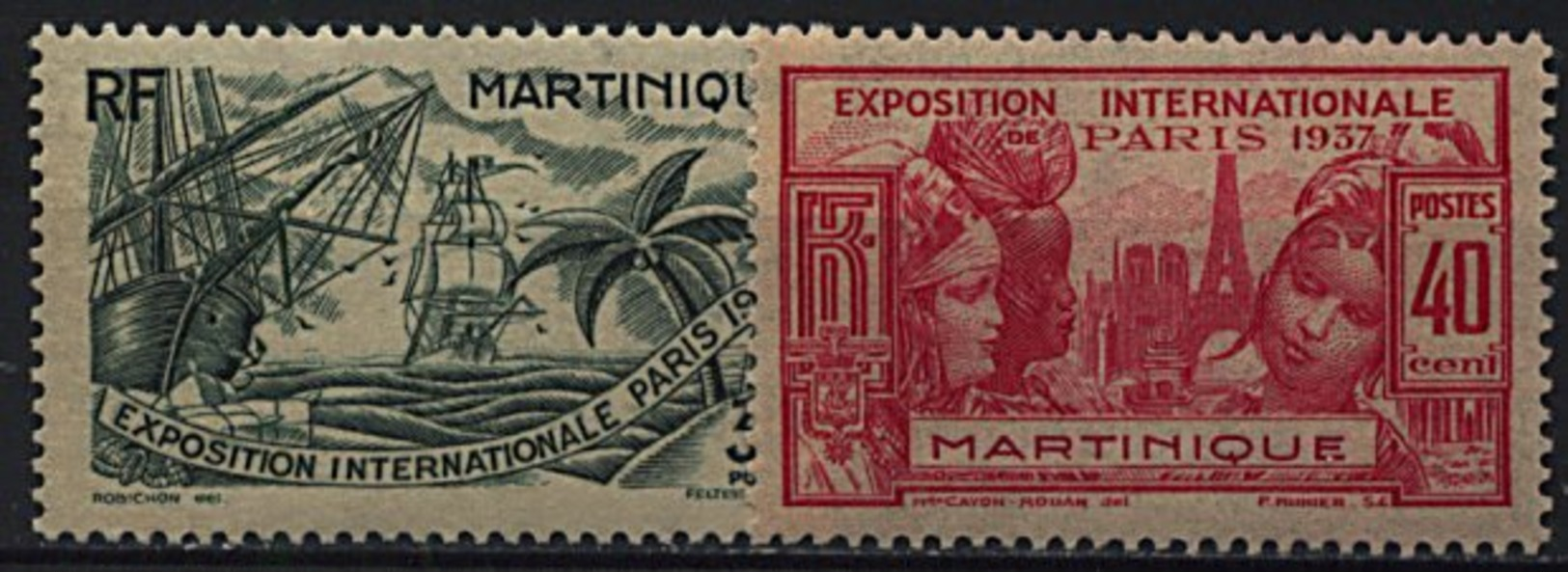 Martinique, N° 161 à à N° 166** Y Et T - Neufs