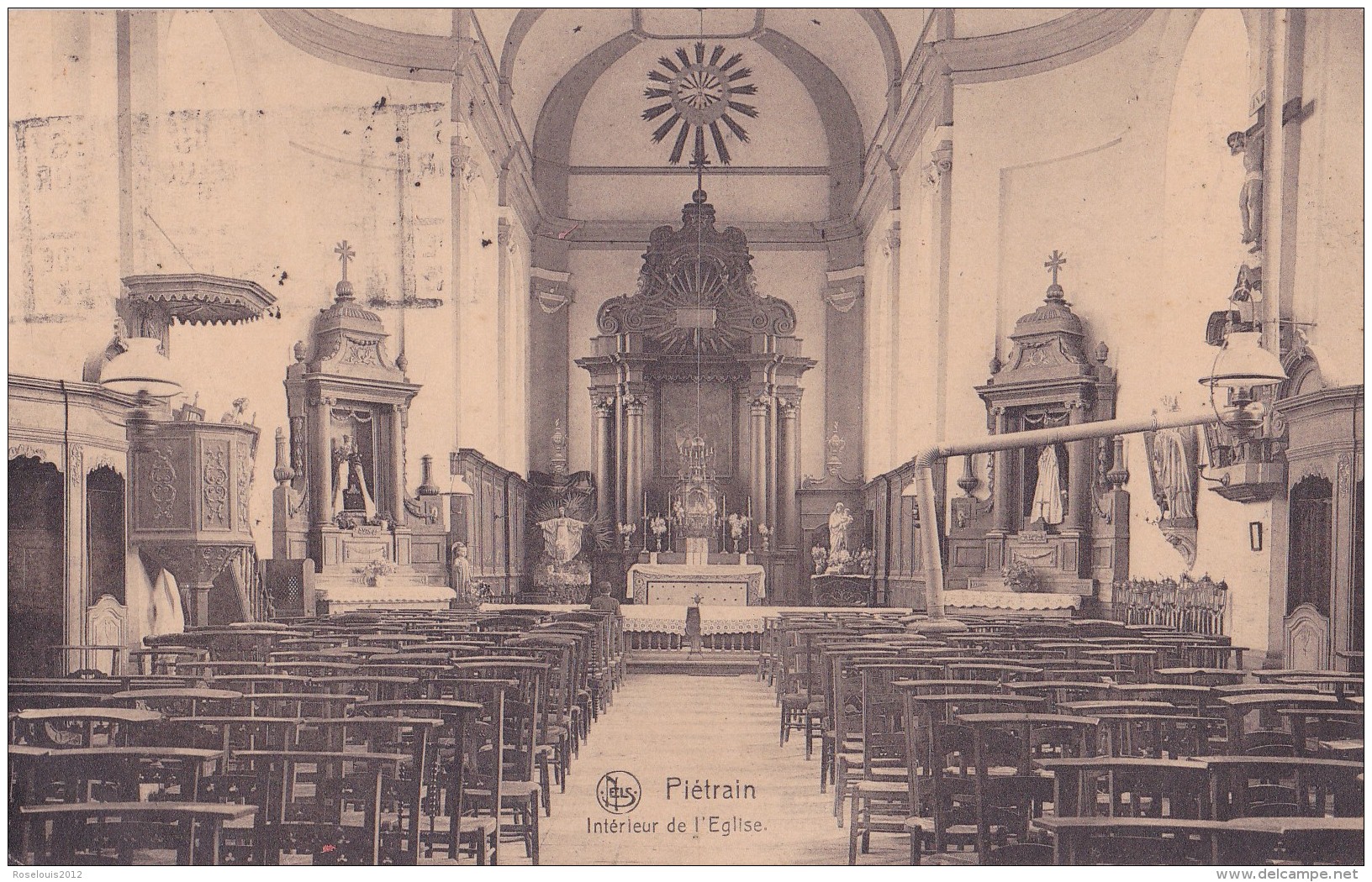 PIETRAIN : Intérieur De L'église - Andere & Zonder Classificatie