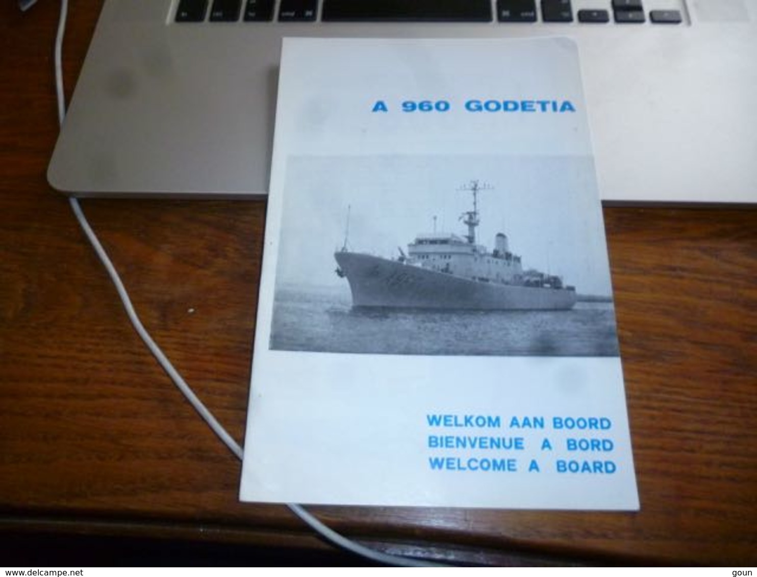 CB3F1 Document Présentation A960 Godetia Navire Armée Belge Militaria 16p Marine Force Naval - Barche