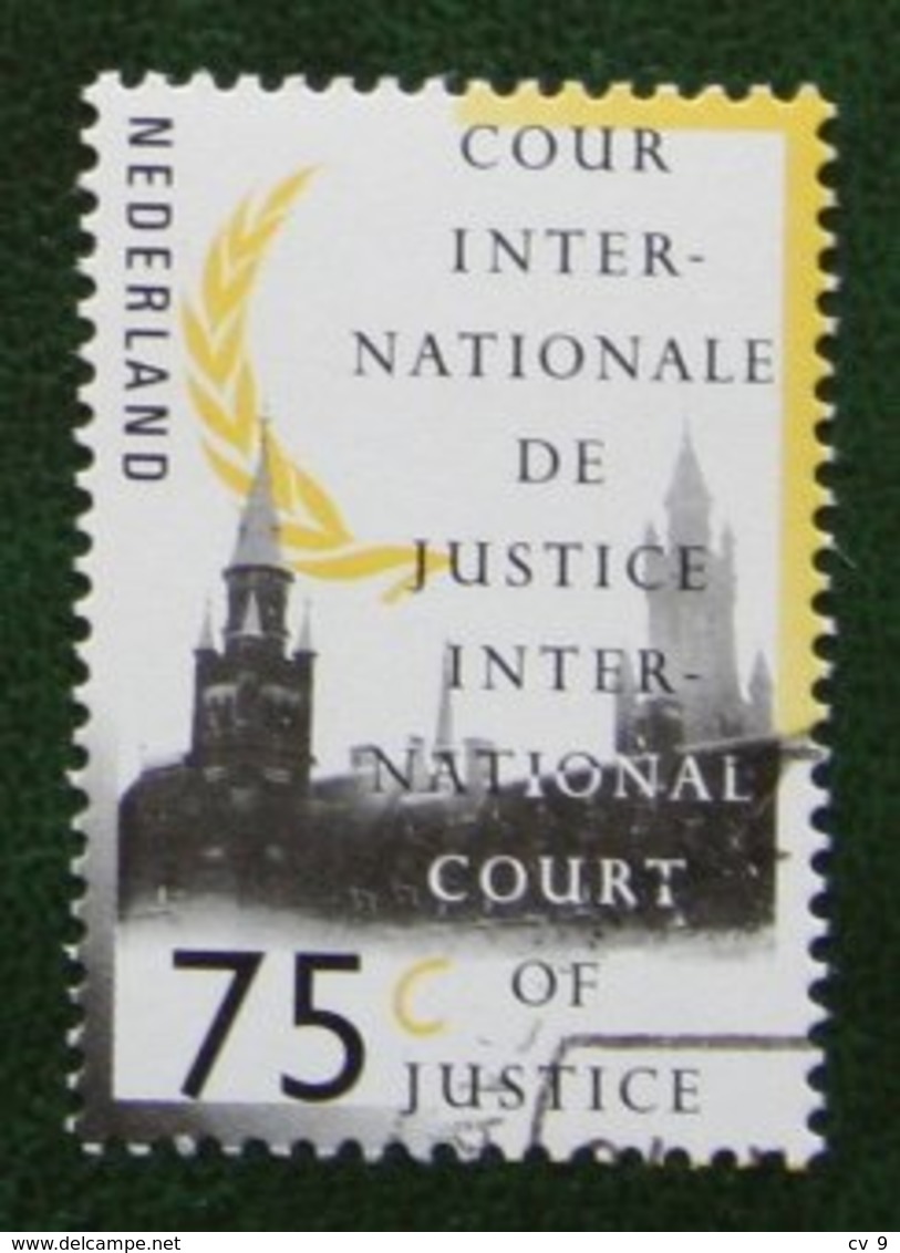 75 Ct Cour Court Internationale De Justice NVPH D52 D 52 1989-1994 Gestempelt / Used NEDERLAND / NIEDERLANDE - Service