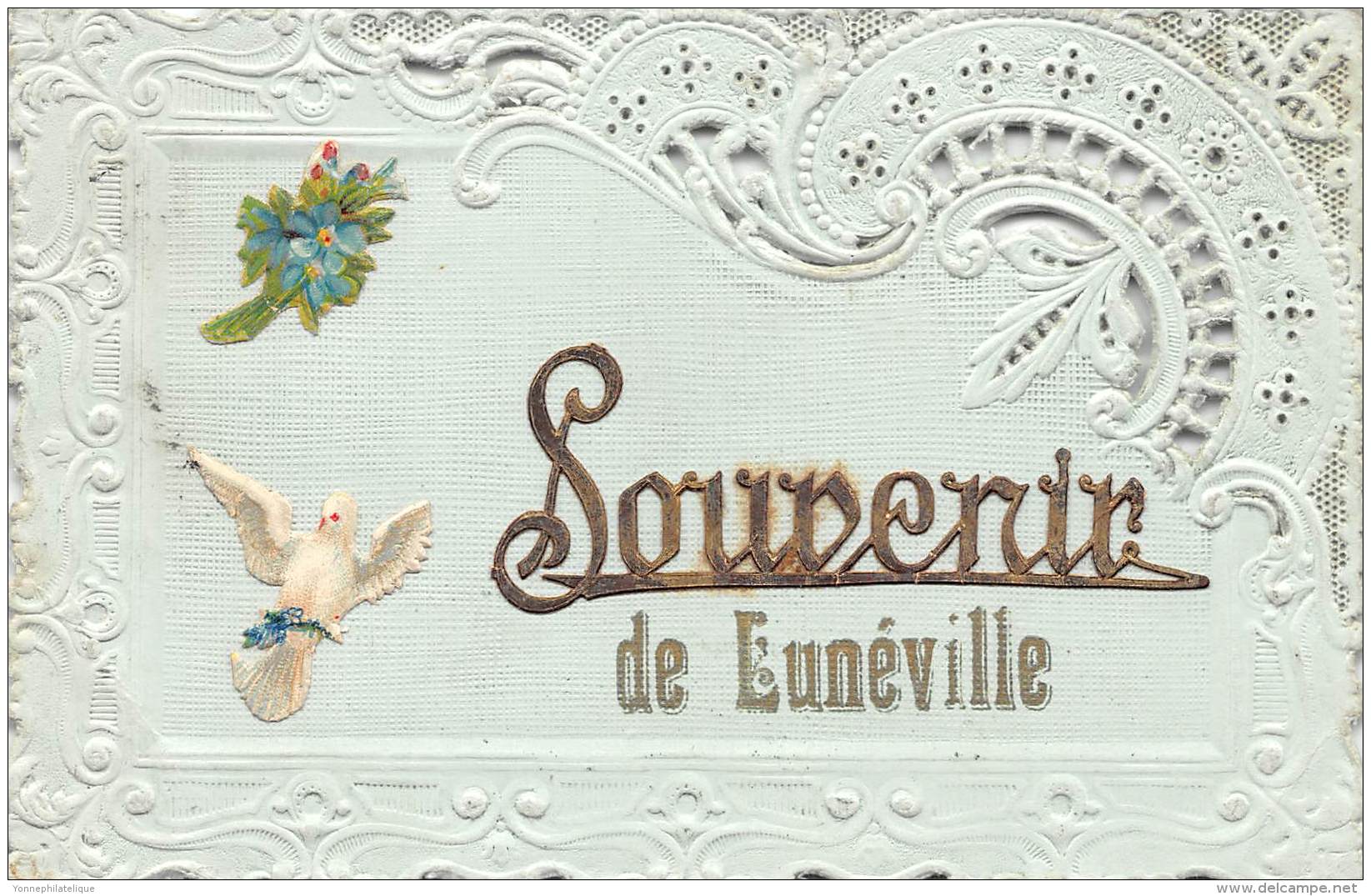 54 - MEURTHE ET MOSELLE / Lunéville - 543926 - Très Belle Carte Fantaisie - Dentelée - Luneville