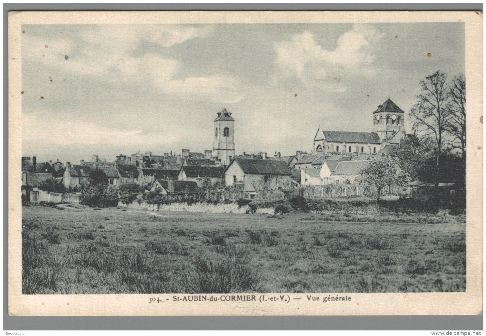 CPA 35 - Saint Aubin Du Cormier - Vue Générale - Other & Unclassified