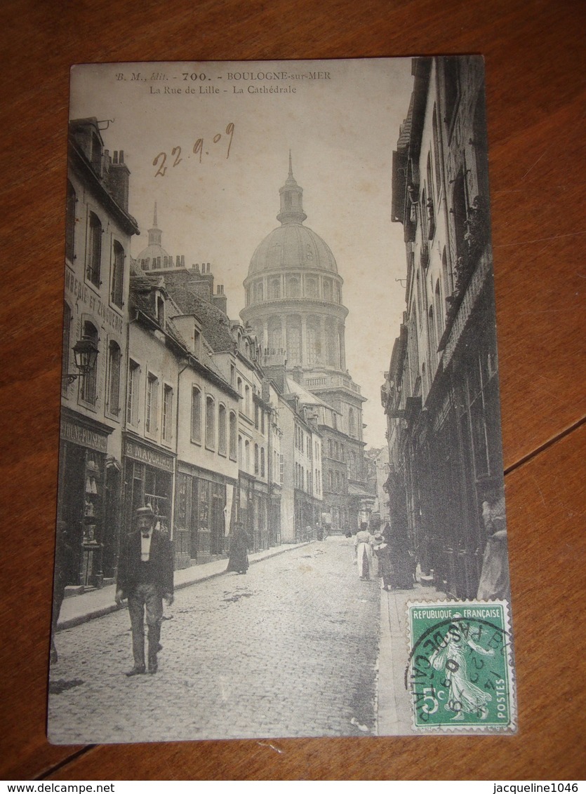 Boulogne S Mer Rue De Lille La Cathedrale - Boulogne Sur Mer