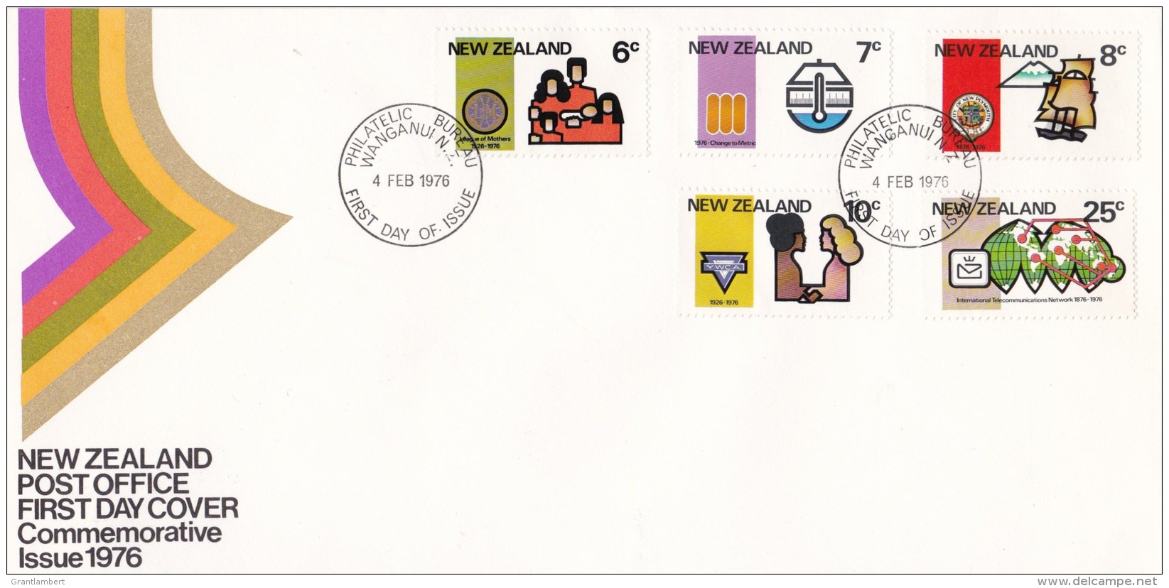 New Zealand 1976 Commemorative Issue FDC - FDC