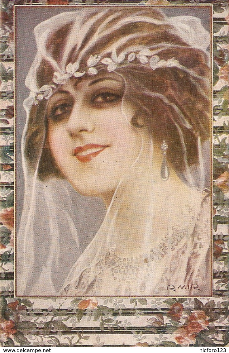 "R.Mir. Pretty Lady. Hady" Nice Spanish Postcard 1920s - Mujeres