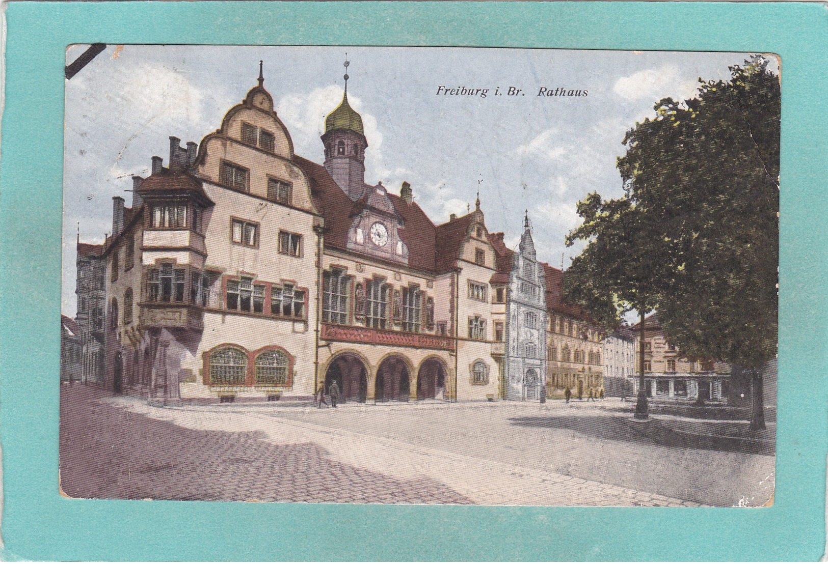 Old Small Postcard Of Rathaus,Freiburg Im Breisgau,Baden-Württemberg, Germany.,R53. - Freiburg I. Br.