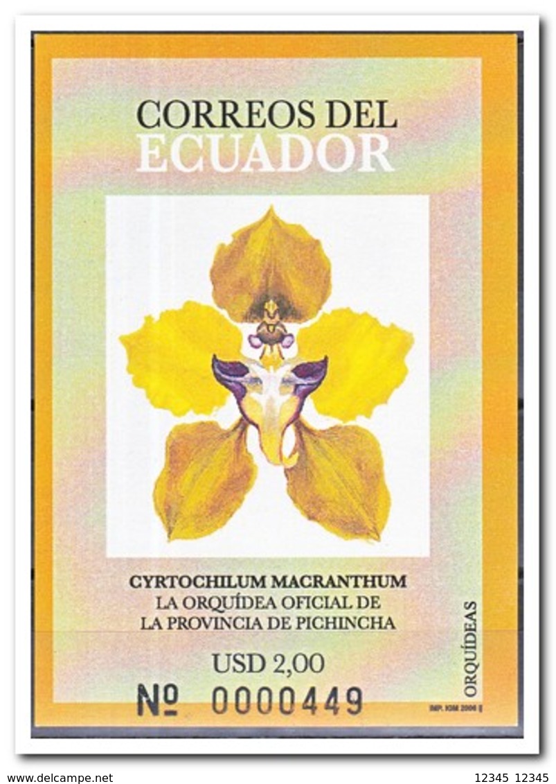 Ecuador 2006, Postfris MNH, Flowers, Orchids - Ecuador