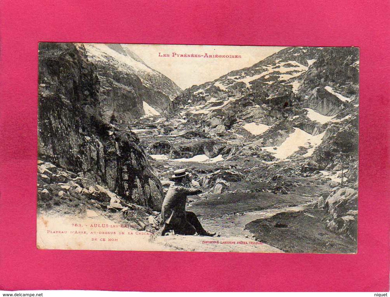 09 Ariège, Aulus-les-Bains, Plateau D'Arse, Animée, 1907, (Labouche) - Autres & Non Classés