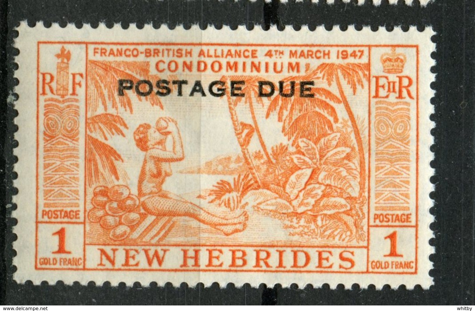 New Hebrides 1957 40c Postage Due Issue #J20 MNH - Nuovi