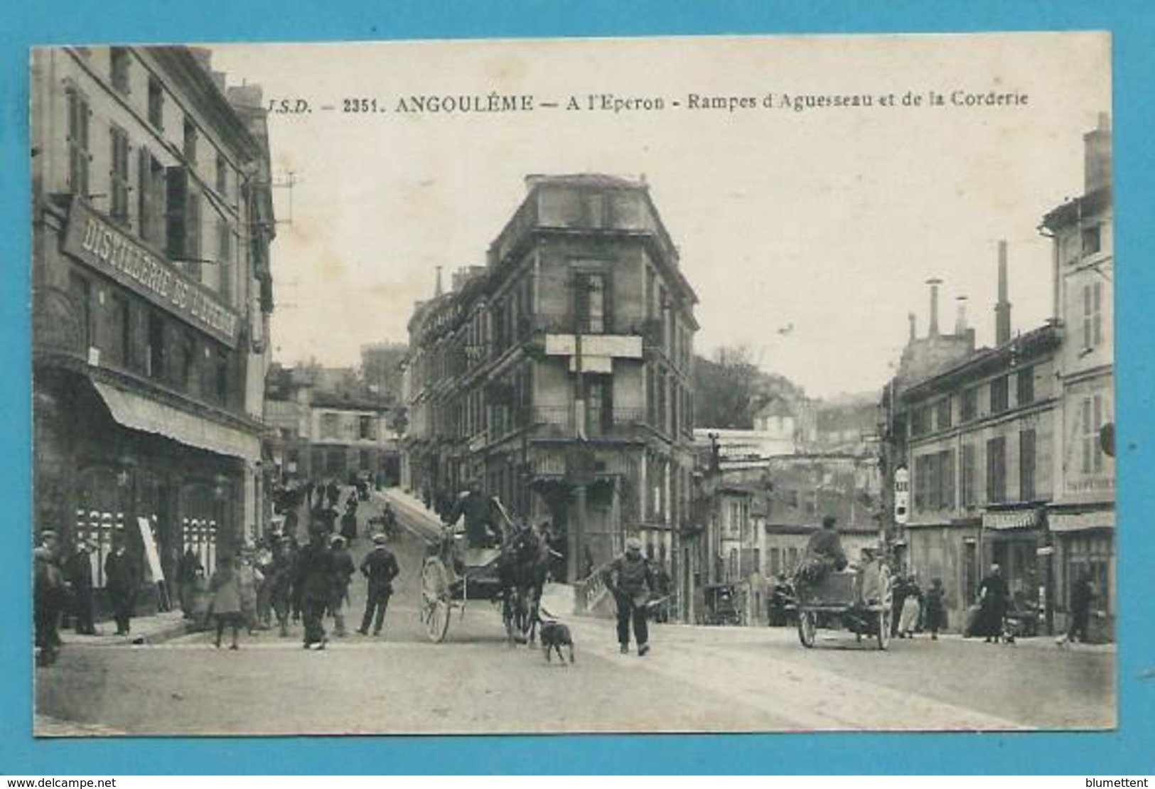 CPA J.S.D. 2351 - A L'Eperon - Rampes D'Aguesseau Et De La Corderie ANGOULÊME 16 - Angouleme