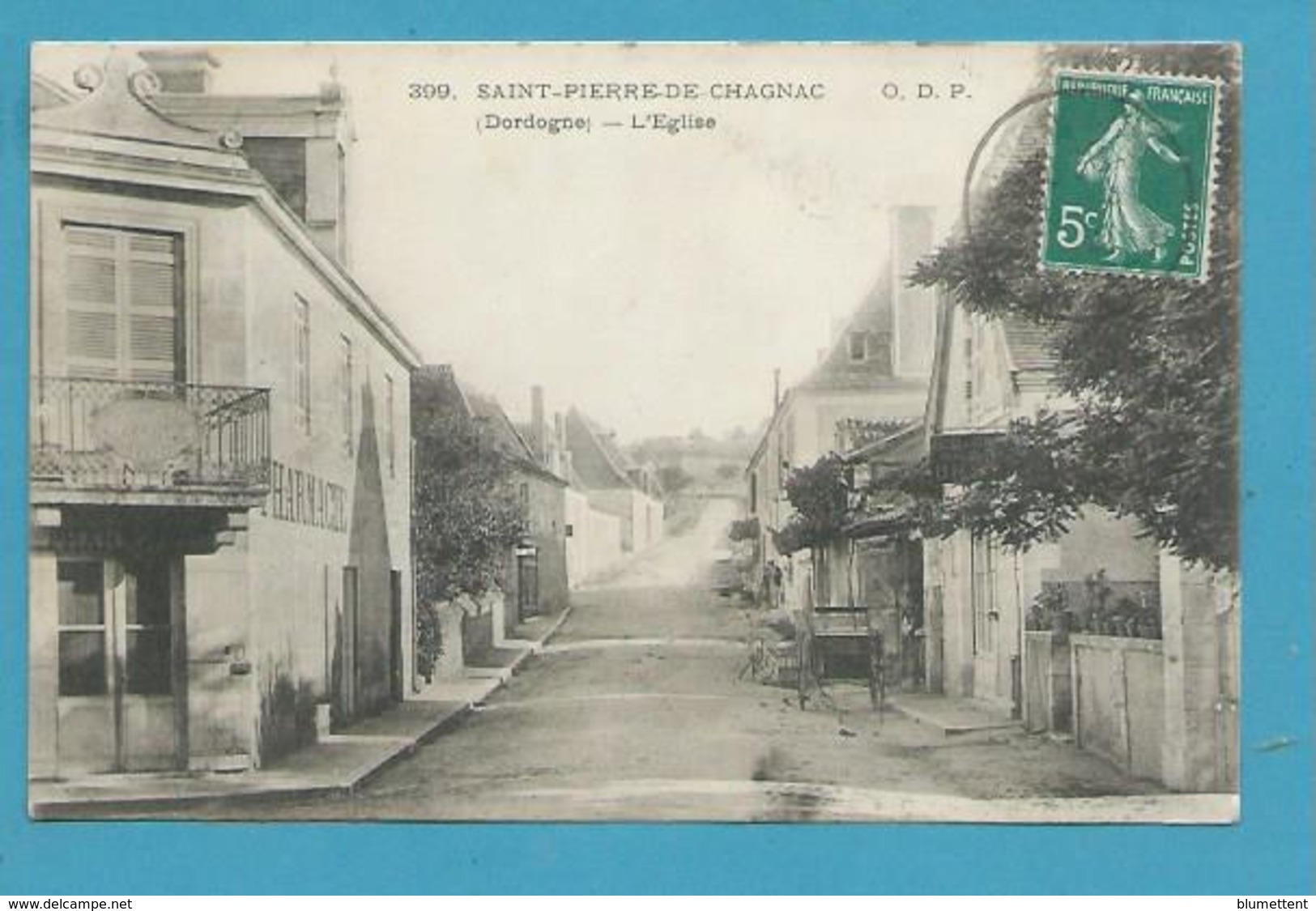 CPA 399 - Pharmacie - SAINT-PIERRE-DE-CHAGNAC 24 - Autres & Non Classés