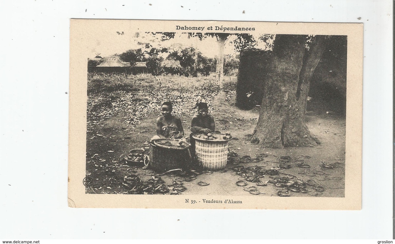 DAHOMEY ET DEPENDANCES 39 VENDEURS D'AKASSA - Dahomey