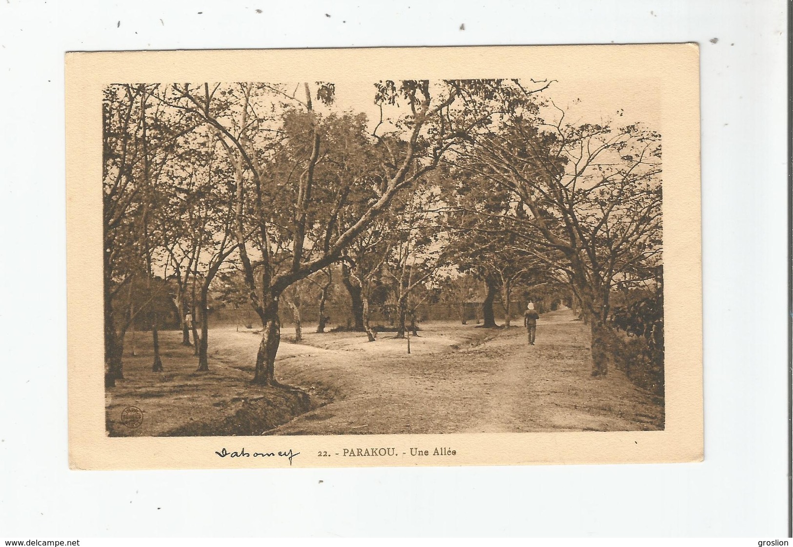 PARAKOU 22 DAHOMEY UNE ALLEE - Dahomey