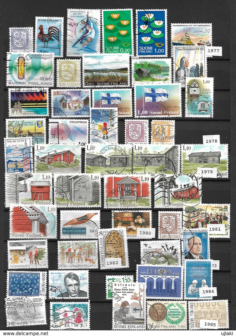 FINLANDE Mini  Collection De 260 TP Poste, PA ,tbre Distrib. ALAND - Collections