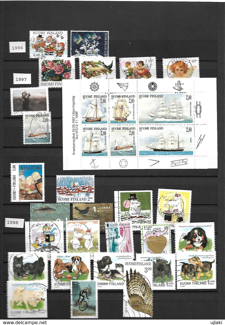 FINLANDE Mini  Collection De 260 TP Poste, PA ,tbre Distrib. ALAND - Collections