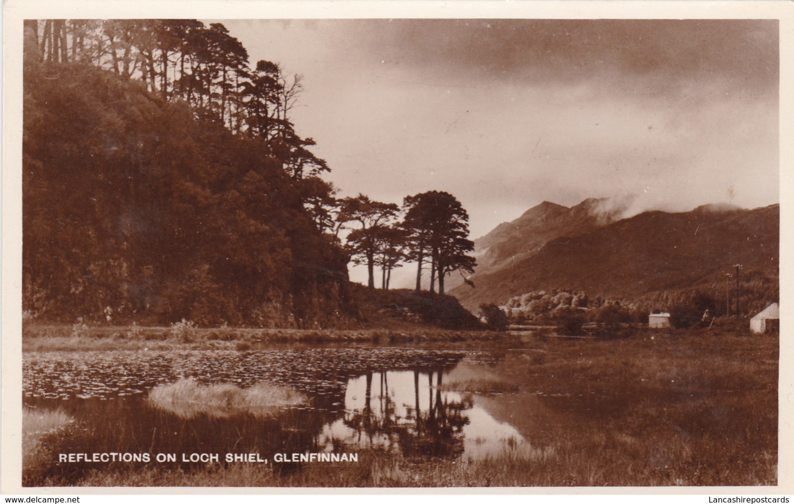 Postcard Reflections On Loch Shiel Glenfinnan [ Lochaber ] M And L National Series RP My Ref  B12154 - Inverness-shire