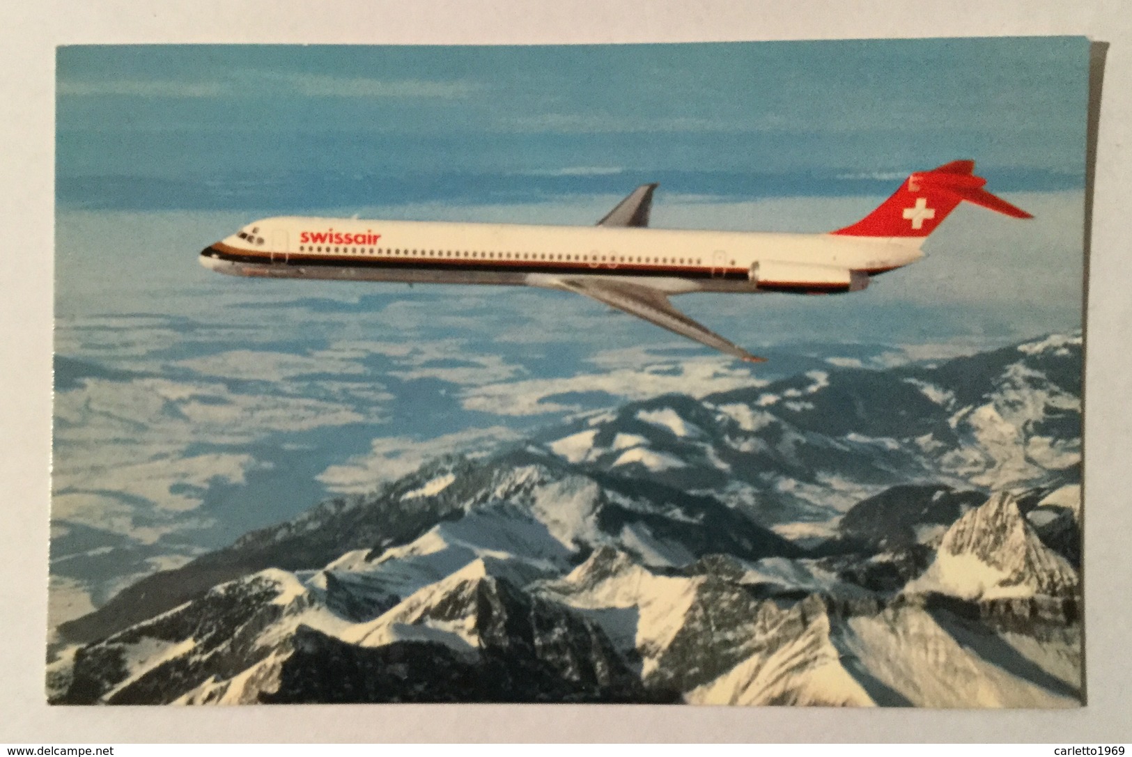 SWISSAIR - McDONNELL -  DOUGLAS DC-9 -81  NV FP - 1946-....: Era Moderna