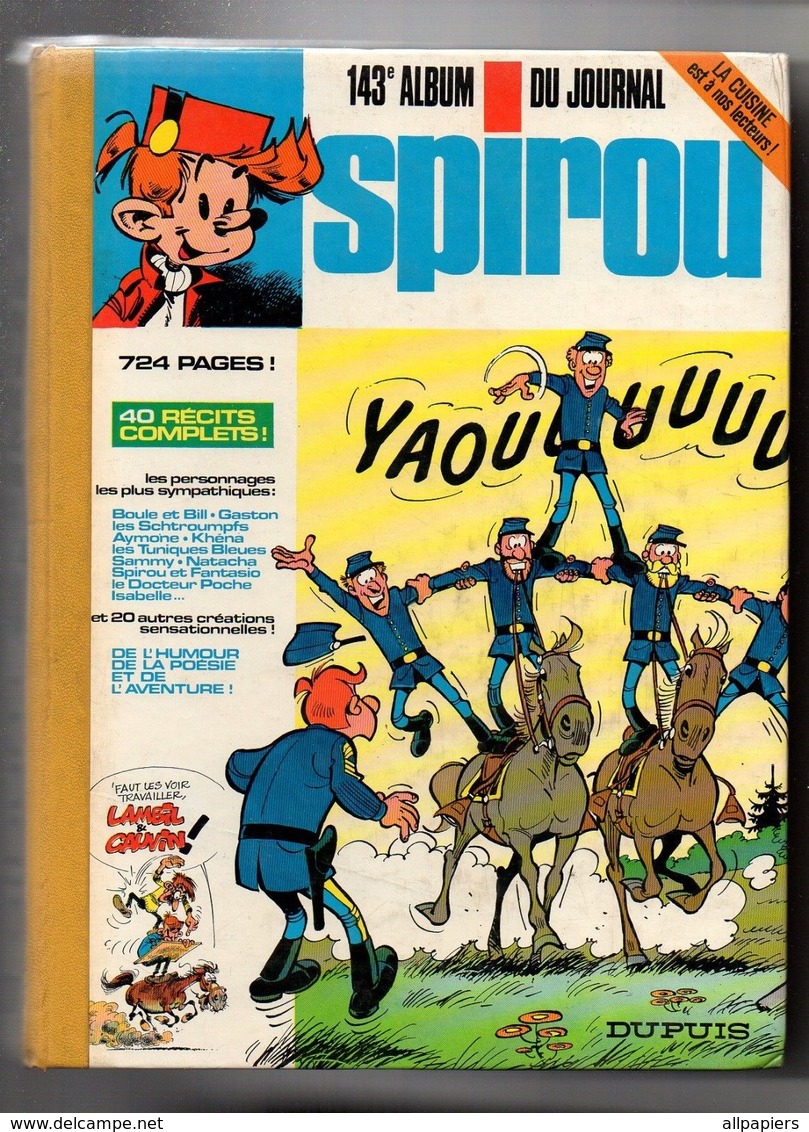 Album N°143 Du Journal De Spirou - Spirou Et Fantasio