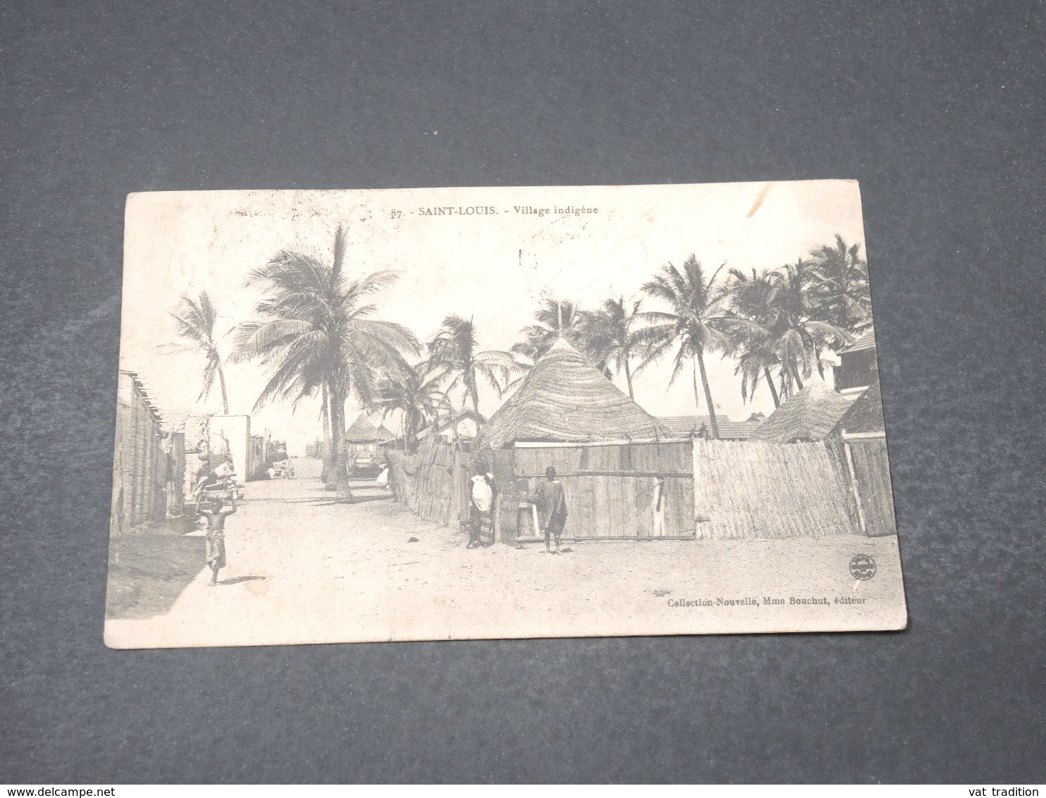 CARTE POSTALE - Sénégal - Saint Louis - Village Indigène , Voyagé Pour La Belgique En 1914 - L 16654 - Sénégal